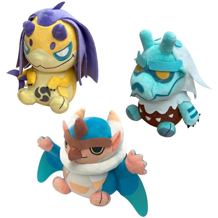CAPCOM Monster Hunter Rise Plush Collection Vol. 3 3 CAPCOM Monster Hunter Rise Plush Collection Vol. 3