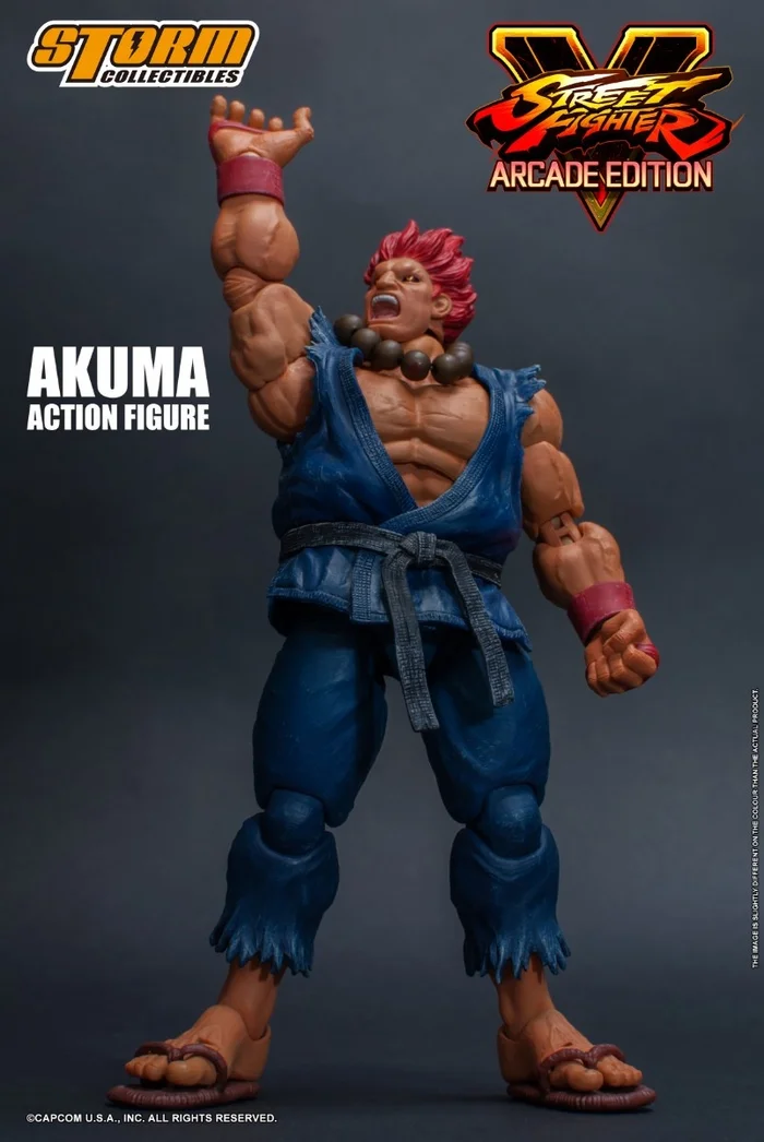 Storm Collectibles Street Fighter V Akuma (Nostalgia Costume) 1/12 Scale Action Figure 8 Storm Collectibles Street Fighter V Akuma (Nostalgia Costume) 1/12 Scale Action Figure - Image 6