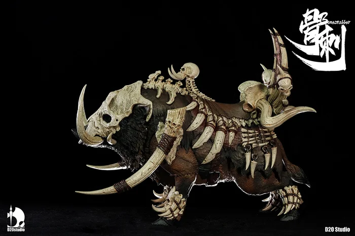 Battle Boar Bonestabber (Brown) 1/12 Scale Action Figure 13 Battle Boar Bonestabber (Brown) 1/12 Scale Action Figure - Image 11