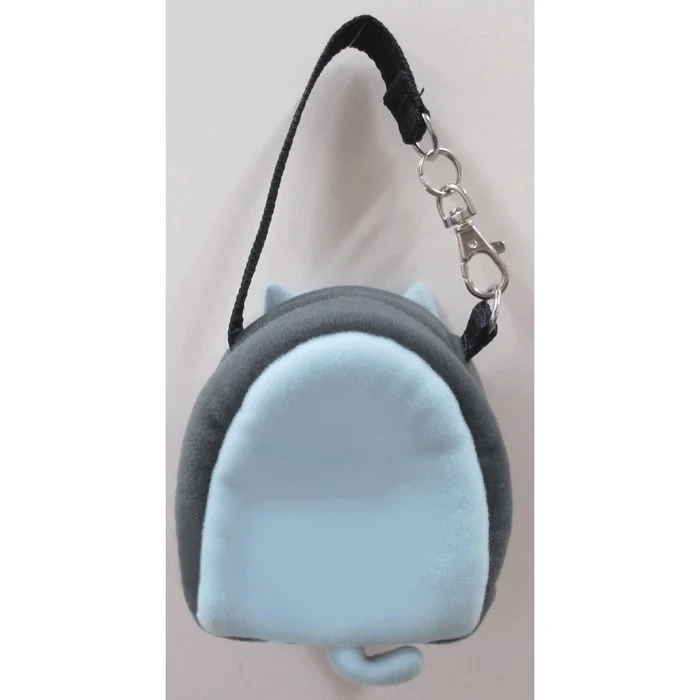 Neko-dango Osan-Pouch Light Blue Cat Carrying Case 5 Neko-dango Osan-Pouch Light Blue Cat Carrying Case - Image 3