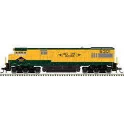 HO U30C Phase 1 Loco Gold Reading 6300