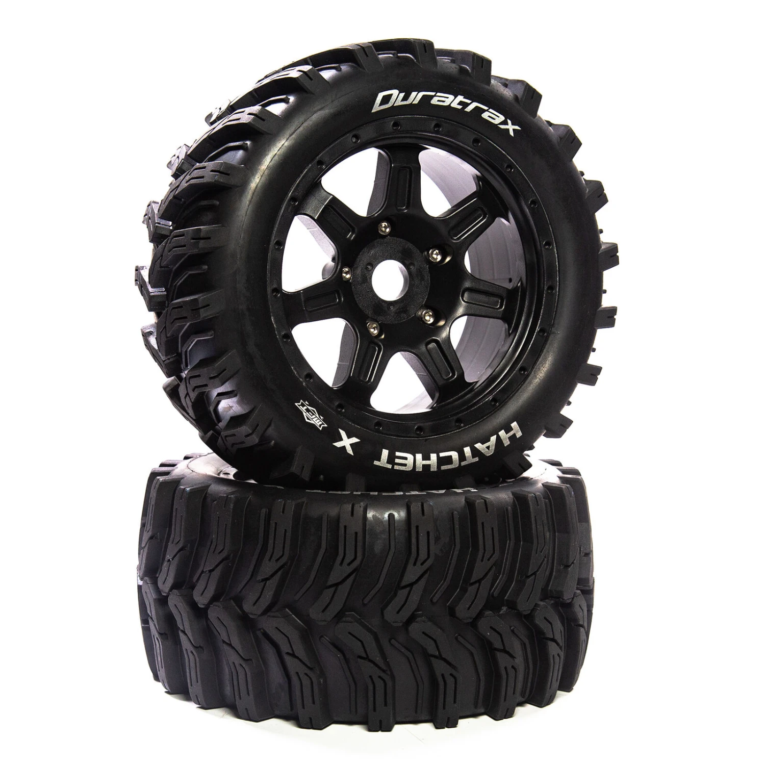 Duratrax Hatchet X Belted Mounted Black 24mm Kraton 8S (2) 3 Duratrax Hatchet X Belted Mounted Black 24mm Kraton 8S (2)