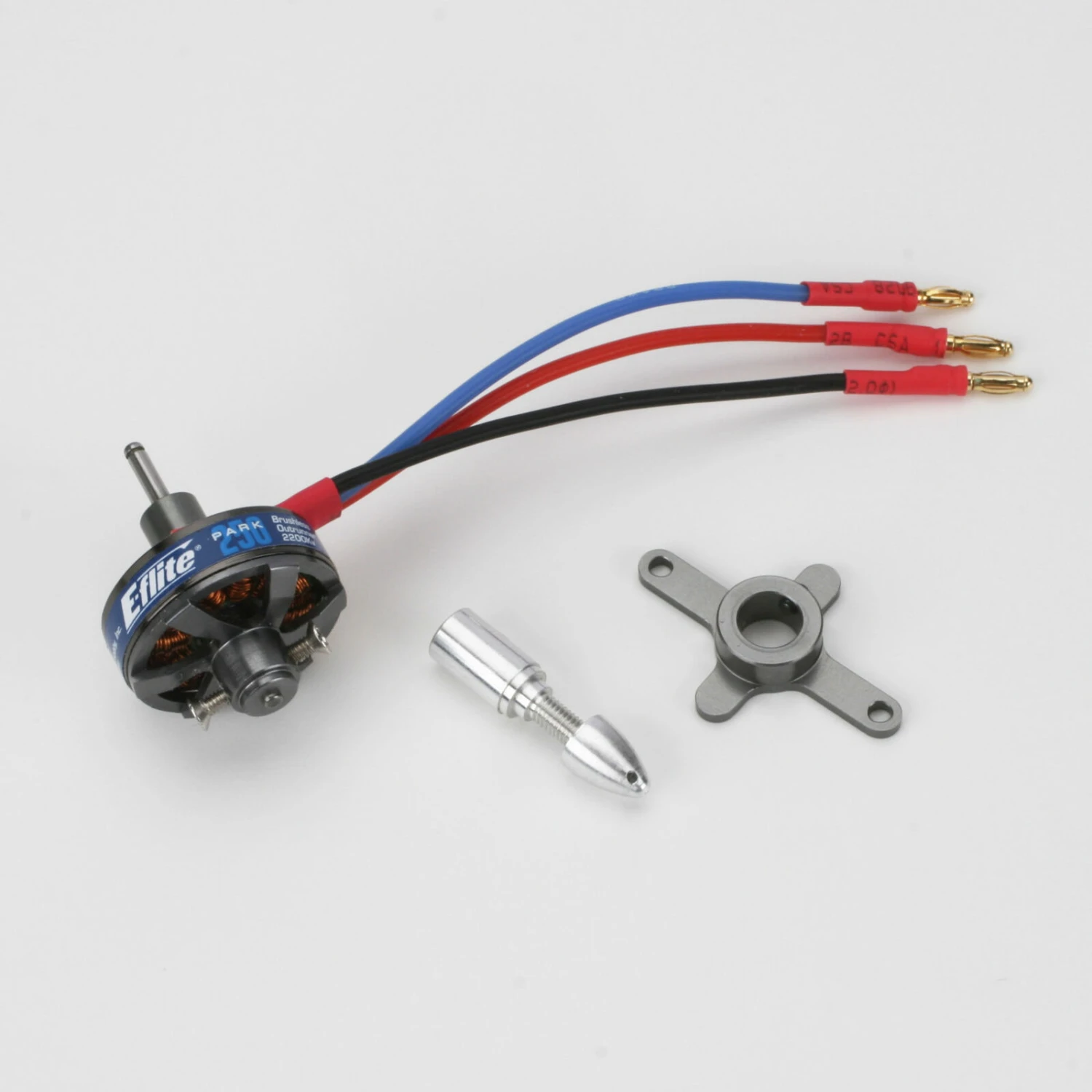 E-Flite Park 250 Brushless Outrunner Motor, 2200Kv: 2mm Bullet 3 E-Flite Park 250 Brushless Outrunner Motor, 2200Kv: 2mm Bullet