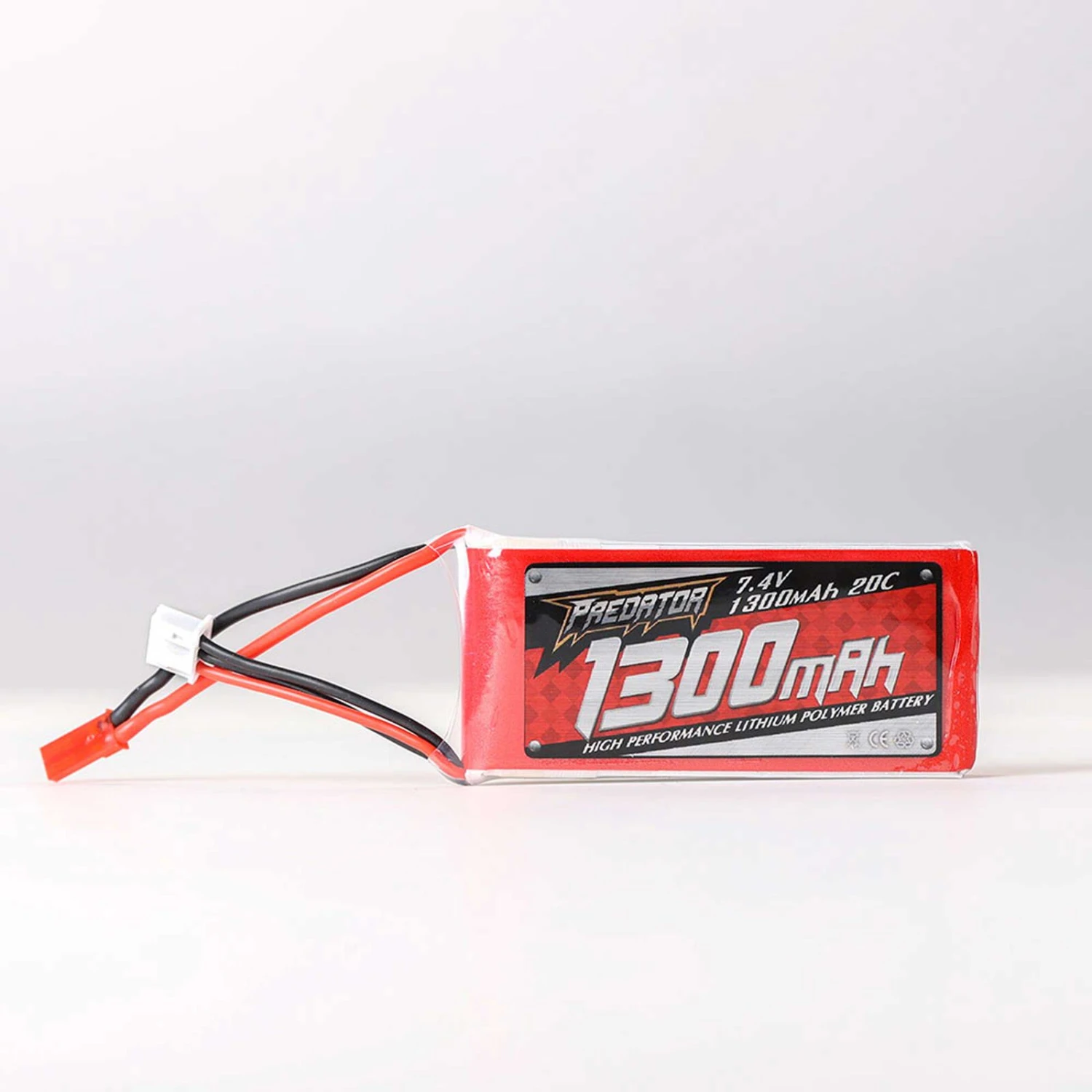FMS 7.4V 1300mAh 2S 20C LiPo Battery: JST 3 FMS 7.4V 1300mAh 2S 20C LiPo Battery: JST
