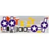 FMS Decal Sheet: P51D Red Tail 1400mm V7 -Toy Model Shop FMMSU131RT A0 NH7UPQGB