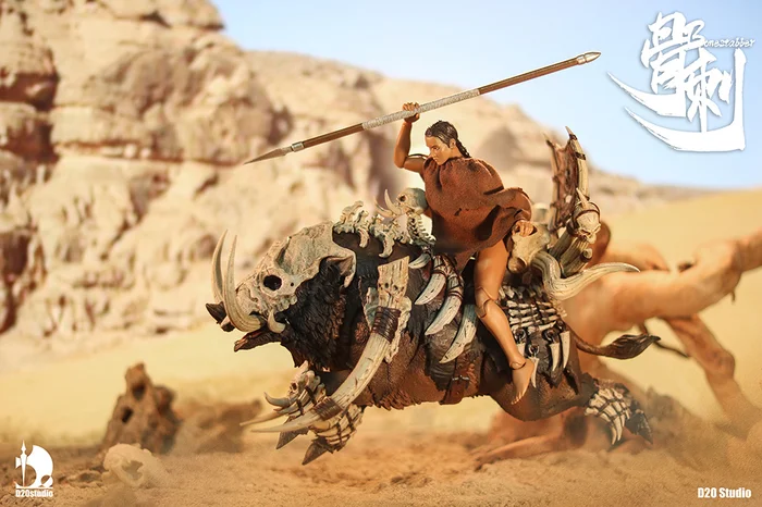 Battle Boar Bonestabber (Brown) 1/12 Scale Action Figure 9 Battle Boar Bonestabber (Brown) 1/12 Scale Action Figure - Image 7