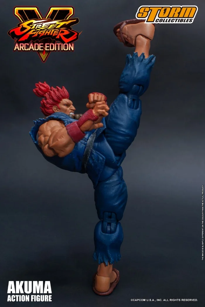 Storm Collectibles Street Fighter V Akuma (Nostalgia Costume) 1/12 Scale Action Figure 9 Storm Collectibles Street Fighter V Akuma (Nostalgia Costume) 1/12 Scale Action Figure - Image 7